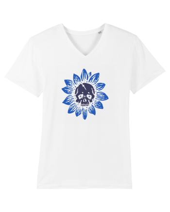 Sunflower skull White