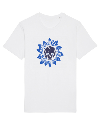 Sunflower skull White