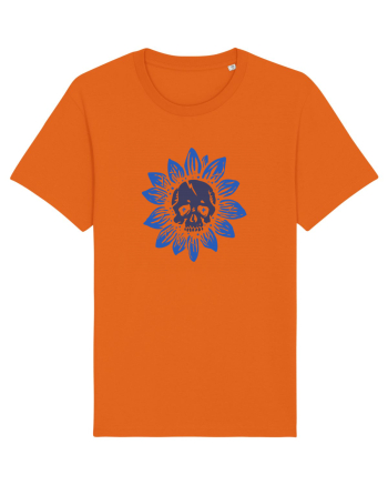 Sunflower skull Bright Orange
