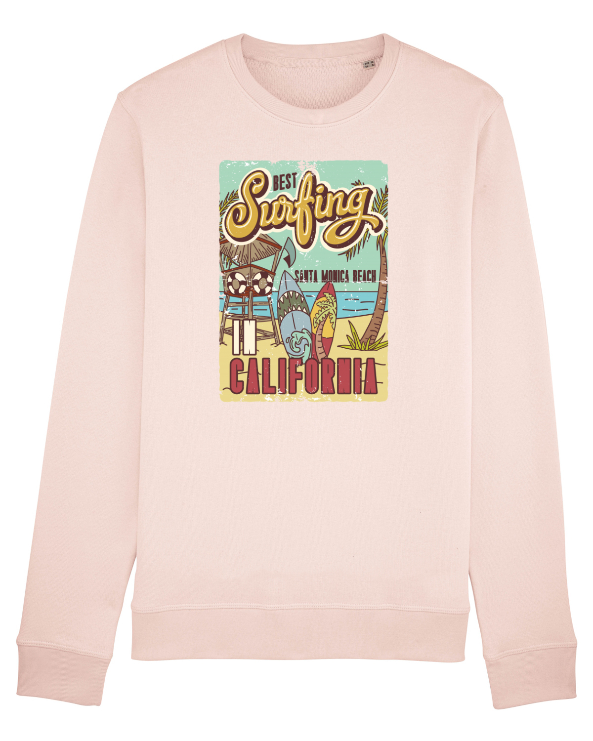 Bluză mânecă lungă Unisex Rise Candy Pink