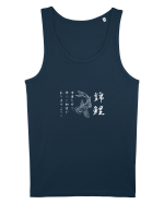 Koi Fish (text japoneză) alb Maiou Bărbat Runs