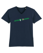 VacciNotYet Tricou mânecă scurtă guler V Bărbat Presenter