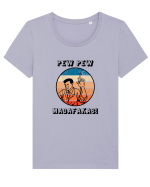 Pew Pew Vaccine Tricou mânecă scurtă guler larg fitted Damă Expresser
