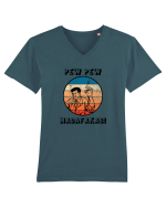 Pew Pew Vaccine Tricou mânecă scurtă guler V Bărbat Presenter