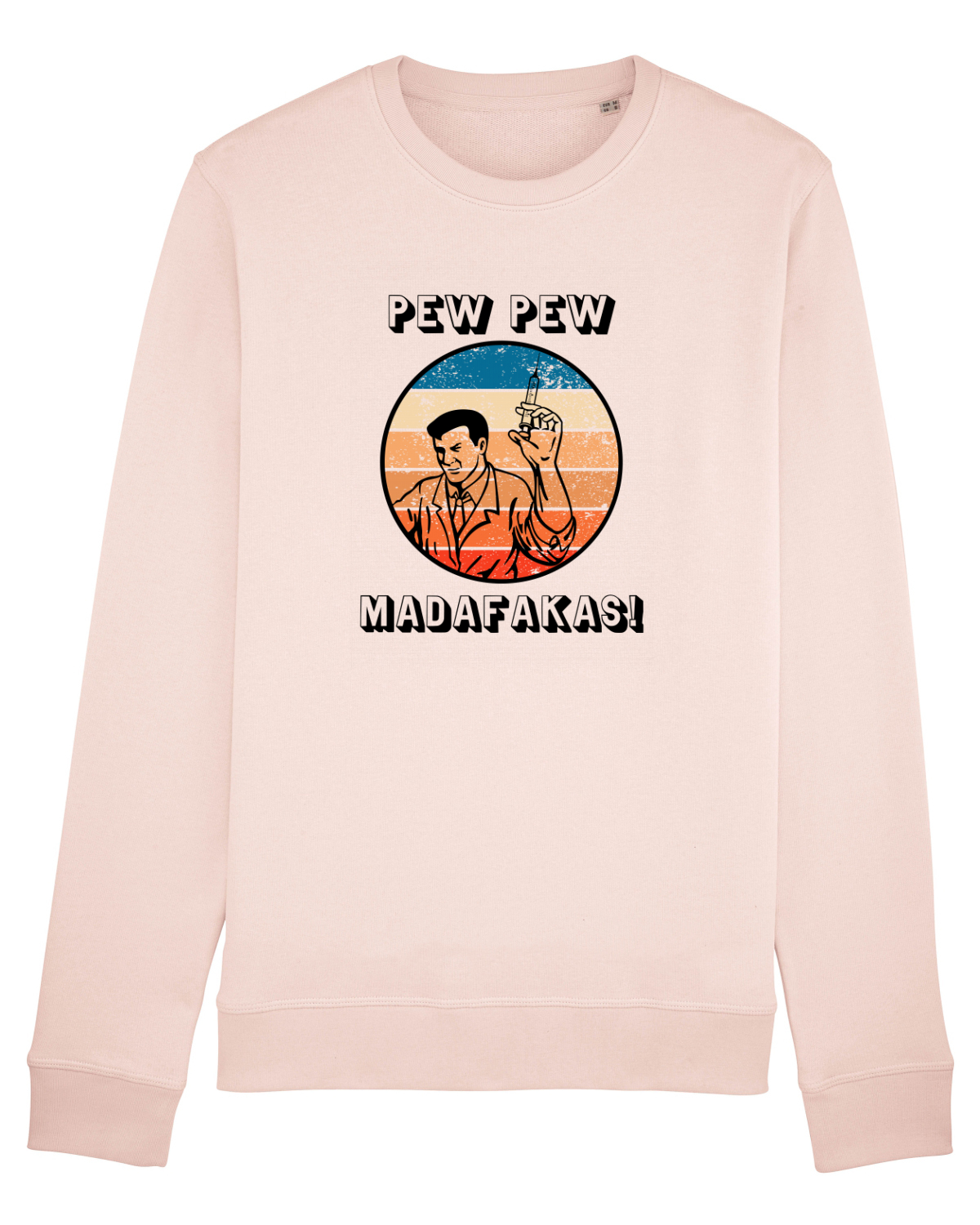 Bluză mânecă lungă Unisex Rise Candy Pink
