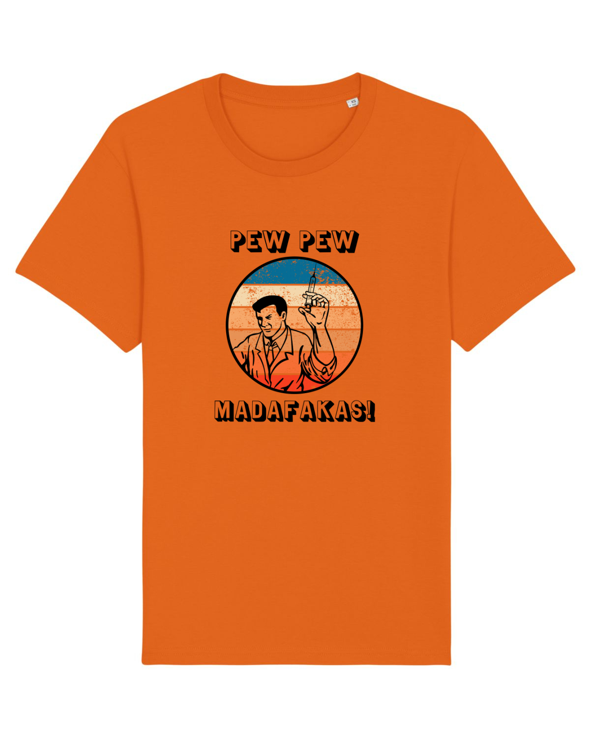 Tricou mânecă scurtă Unisex Rocker Bright Orange