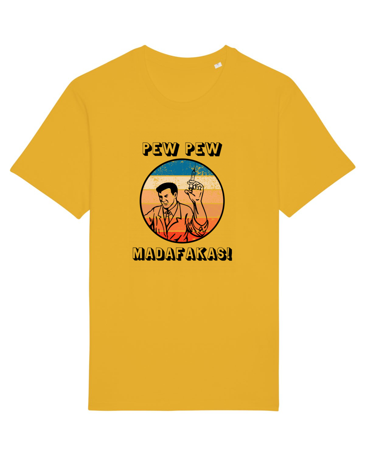 Tricou mânecă scurtă Unisex Rocker Spectra Yellow