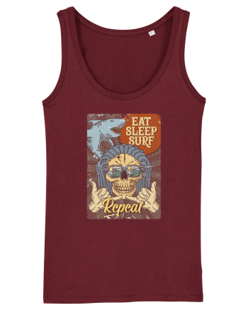 Eat Sleep Surf Repeat Burgundy