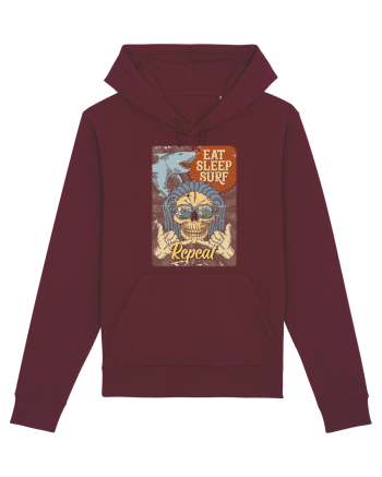 Eat Sleep Surf Repeat Burgundy