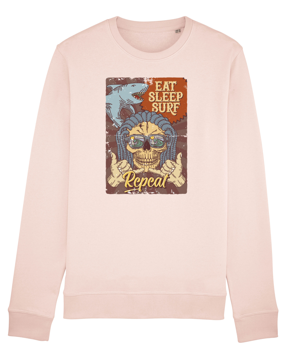Bluză mânecă lungă Unisex Rise Candy Pink