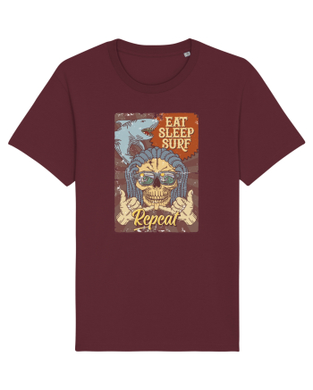 Eat Sleep Surf Repeat Burgundy