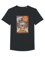 Eat Sleep Surf Repeat Tricou mânecă scurtă guler larg Bărbat Skater