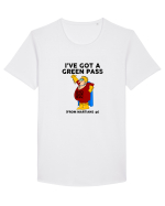 I've Got a Green Pass Tricou mânecă scurtă guler larg Bărbat Skater