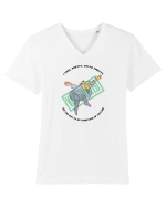 Pretty Vaccinated Tricou mânecă scurtă guler V Bărbat Presenter