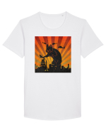 Catzila Tricou mânecă scurtă guler larg Bărbat Skater