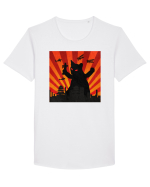 Catzila Tricou mânecă scurtă guler larg Bărbat Skater