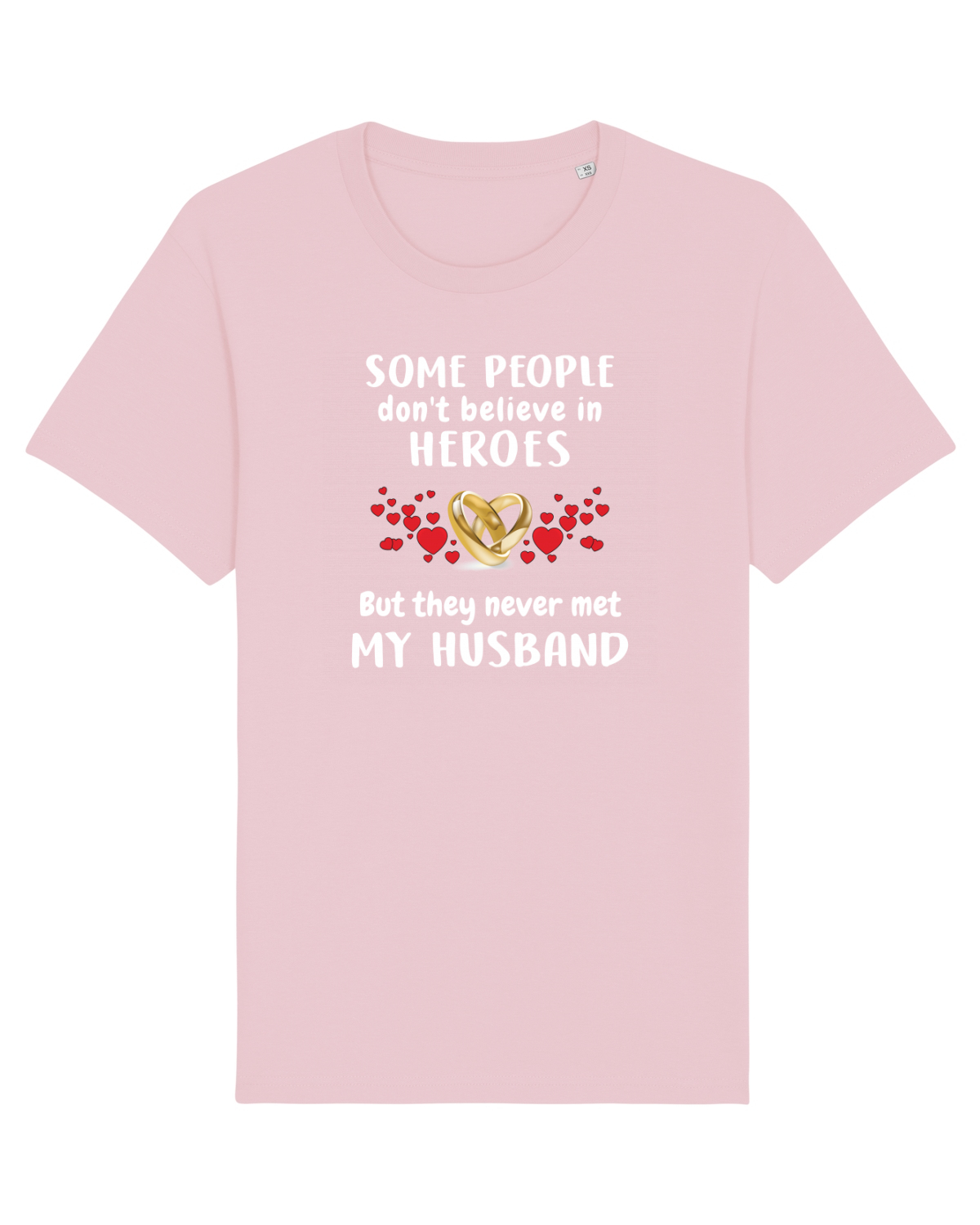 Tricou mânecă scurtă Unisex Rocker Cotton Pink