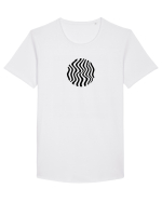Animal print Tricou mânecă scurtă guler larg Bărbat Skater
