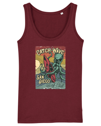 Catch the Wave Burgundy