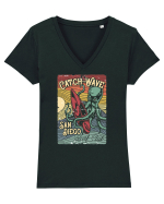 Catch the Wave Tricou mânecă scurtă guler V Damă Evoker