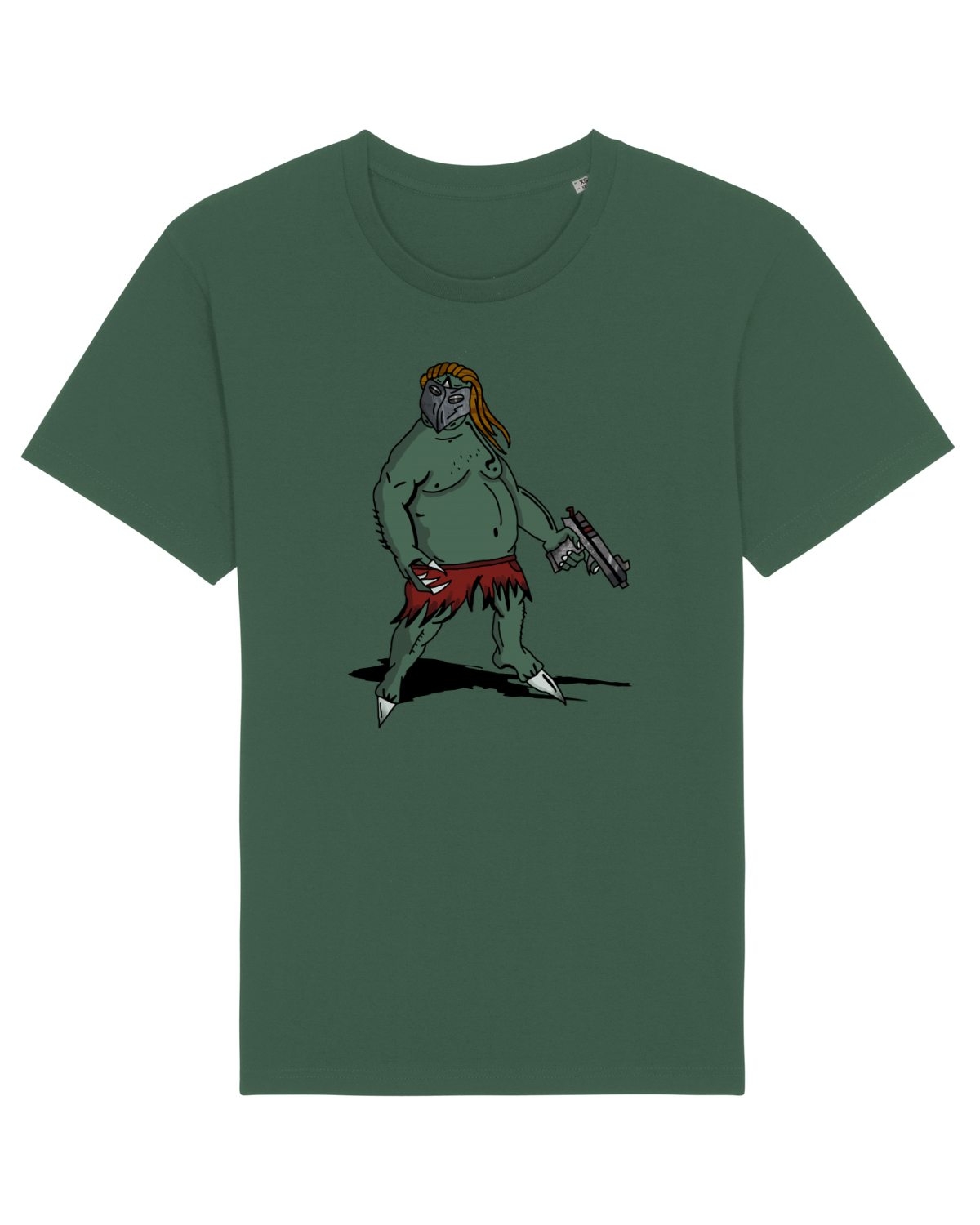 Tricou mânecă scurtă Unisex Rocker Bottle Green