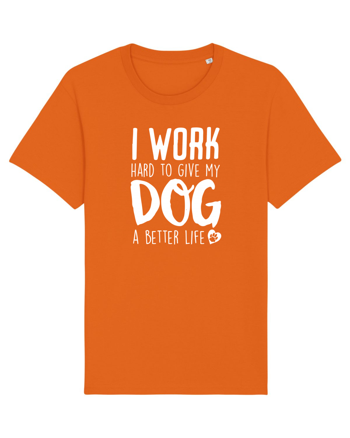 Tricou mânecă scurtă Unisex Rocker Bright Orange