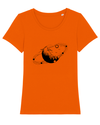 Nature and solar system Bright Orange