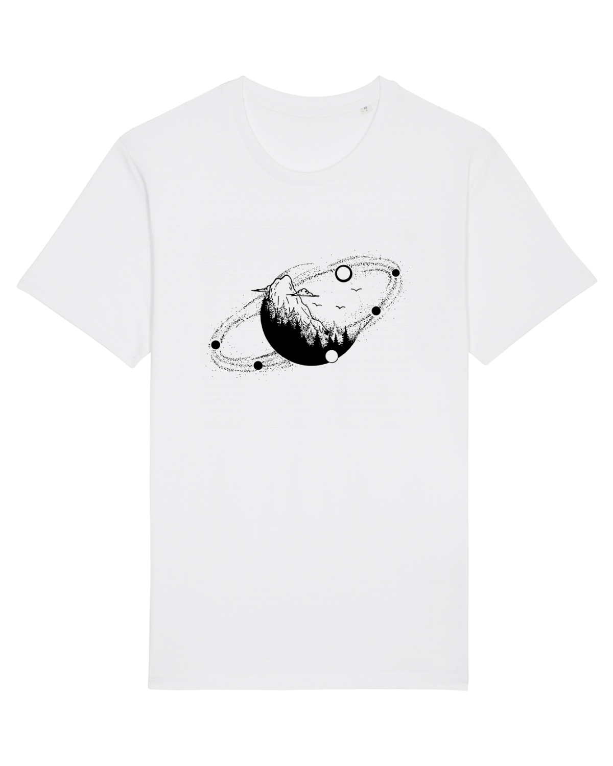 Tricou mânecă scurtă Unisex Rocker White