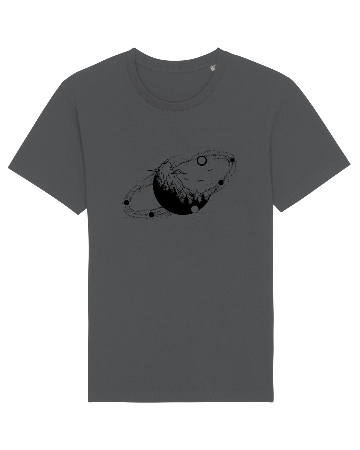 Tricou mânecă scurtă Unisex Rocker Anthracite