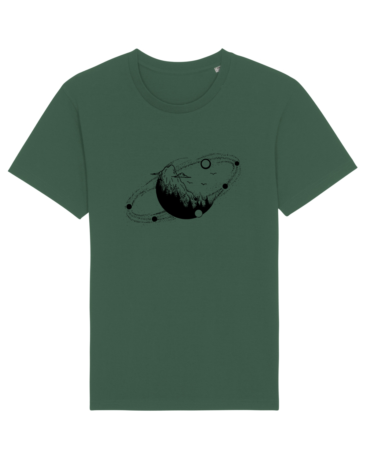 Tricou mânecă scurtă Unisex Rocker Bottle Green