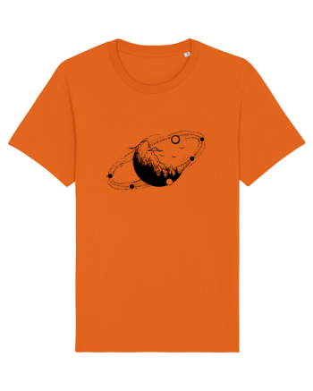 Nature and solar system Bright Orange
