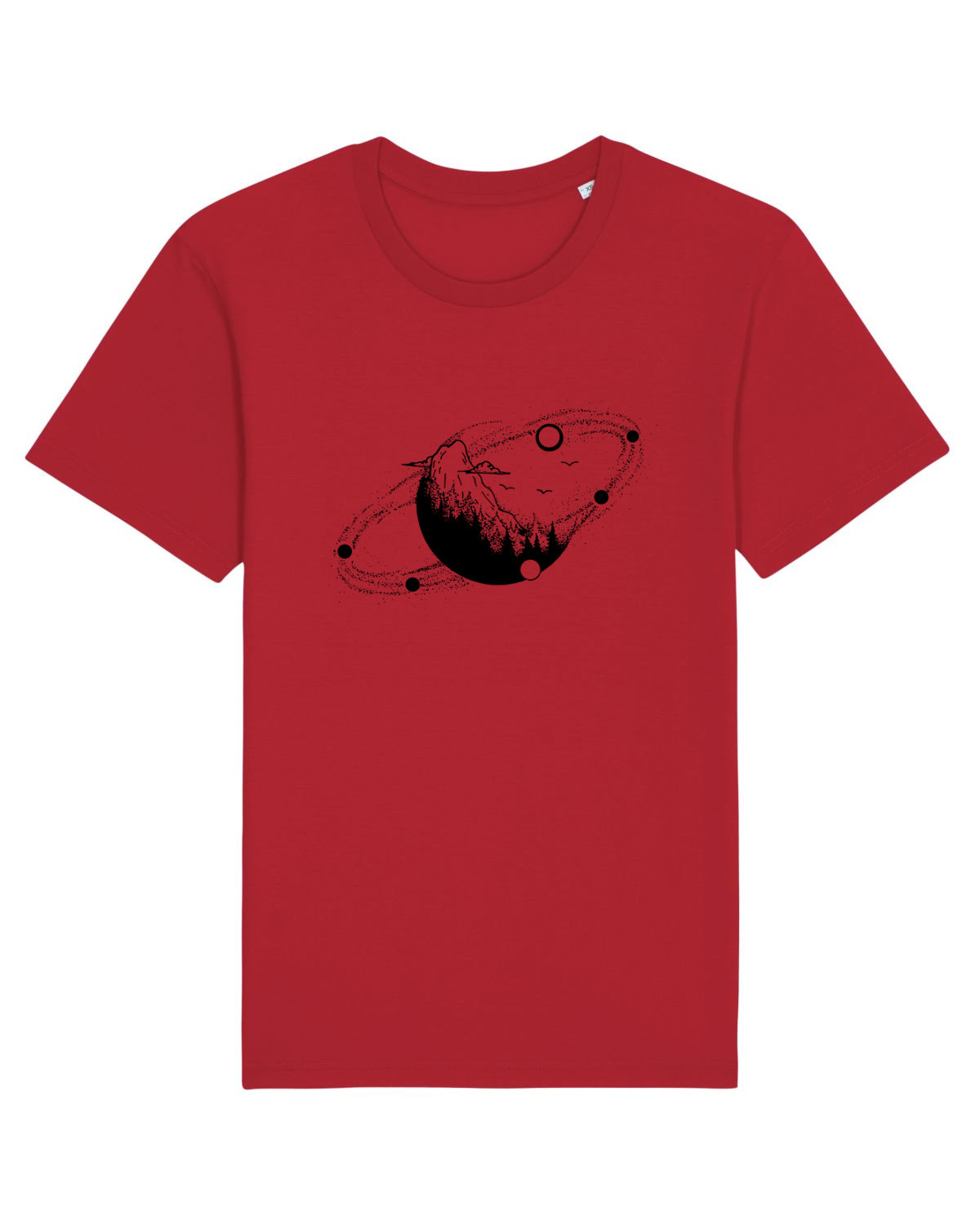 Tricou mânecă scurtă Unisex Rocker Red