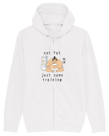 Not Fat Just Sumo Training (negru) White