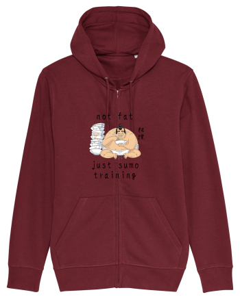 Not Fat Just Sumo Training (negru) Burgundy
