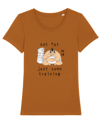 Not Fat Just Sumo Training (negru) Roasted Orange