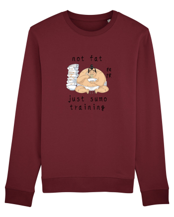 Not Fat Just Sumo Training (negru) Burgundy