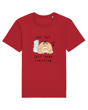 Not Fat Just Sumo Training (negru) Red