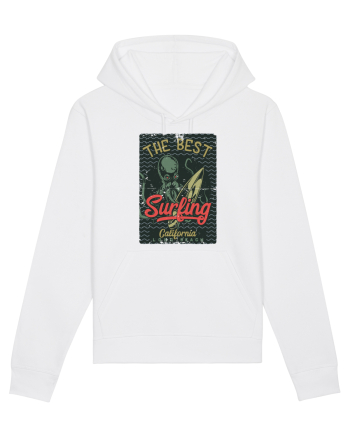 The Best Surfing Octopus White