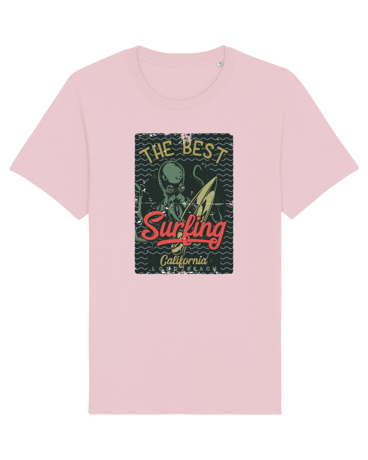 Tricou mânecă scurtă Unisex Rocker Cotton Pink