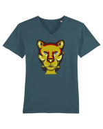 Femeie Deghizata  Tricou mânecă scurtă guler V Bărbat Presenter