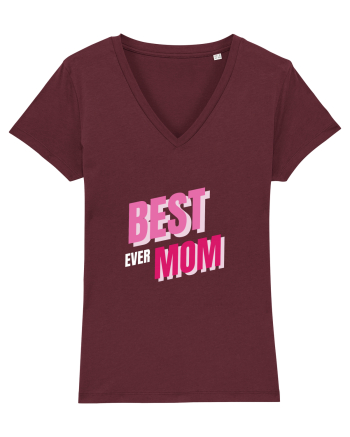 BEST MOM EVER Burgundy