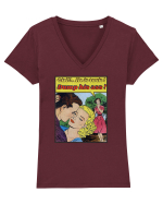 Umor romantic  Tricou mânecă scurtă guler V Damă Evoker