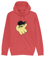 Dabbing Ghost Hanorac cu fermoar Unisex Connector