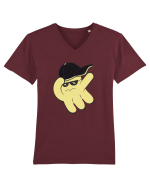 Dabbing Ghost Tricou mânecă scurtă guler V Bărbat Presenter