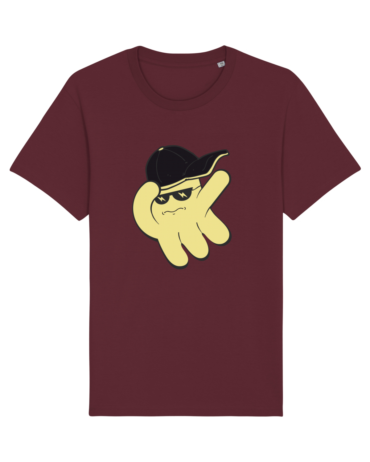 Tricou mânecă scurtă Unisex Rocker Burgundy