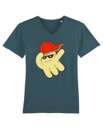 Dabbing Ghost Tricou mânecă scurtă guler V Bărbat Presenter