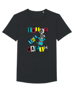 Enjoy the magic Tricou mânecă scurtă guler larg Bărbat Skater