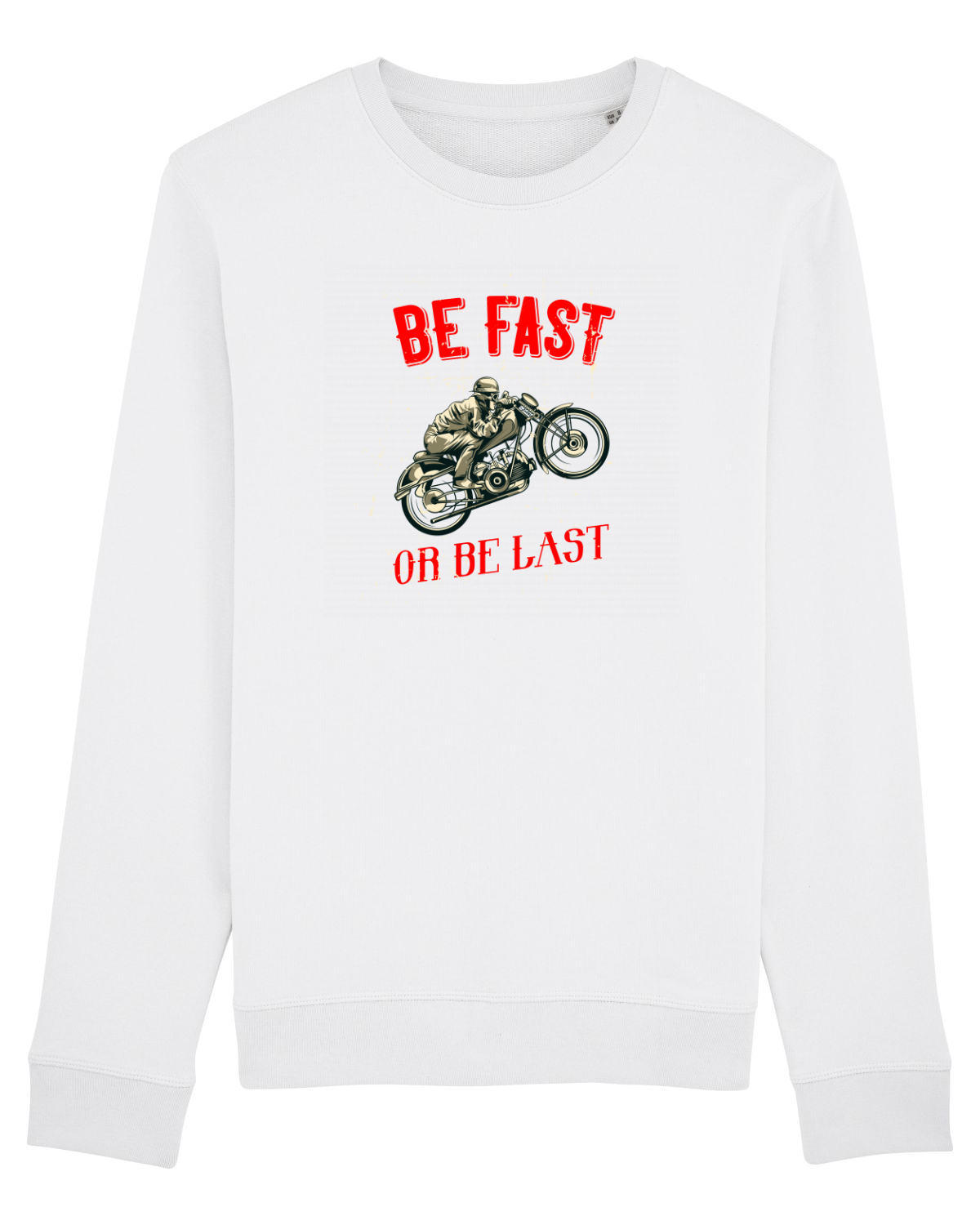 Bluză mânecă lungă Unisex Rise White