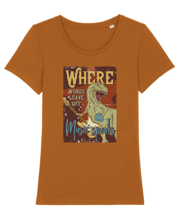 Where Words Leave off Music Speaks Trex Roasted Orange