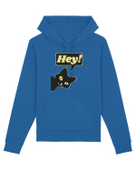 Funny Black Cat Hanorac Unisex Drummer